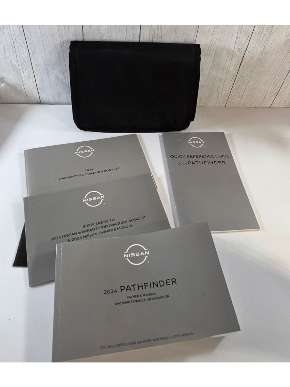 COMPLETE SET NISSAN PATHFINDER 2024 OWNERS MANUAL MAINTENANCE WARRANTY BOOKS OEM